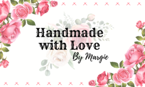 Handmade with Love by Margie Business Card with Logo