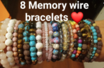Memory wire bracelets 2,3 or 4 coils